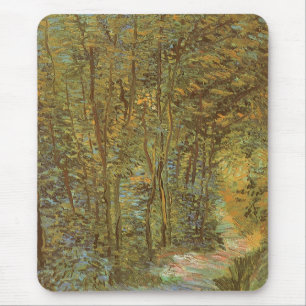 Vincent van Gogh - Path in the Woods Mouse Pad