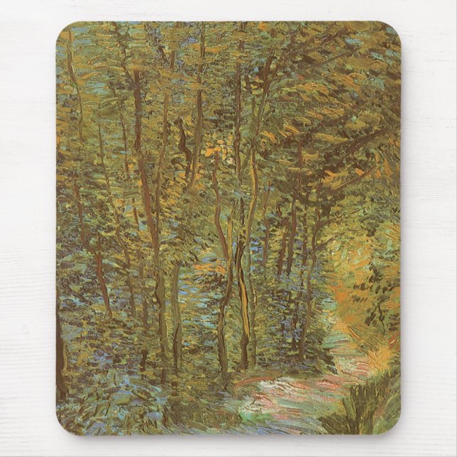 Vincent van Gogh - Path in the Woods Mouse Pad (Front)