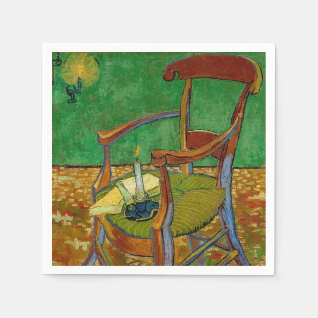 Vincent van Gogh - Paul Gauguin's Armchair Napkin (Front)