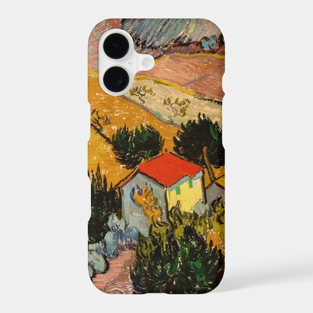 Vincent van Gogh - Paysage, Maison et Plowman (Verso)