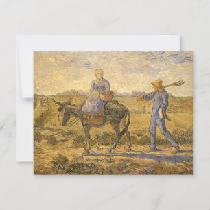 Vincent van Gogh - Peasant Couple Going to Work