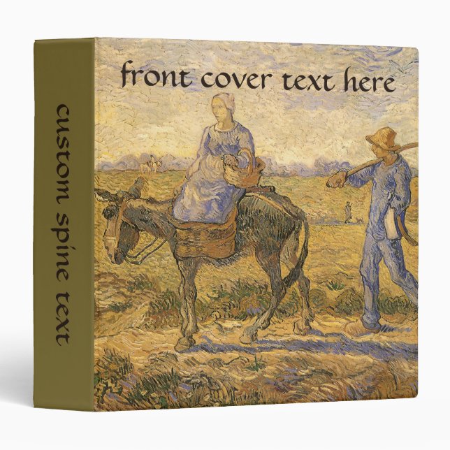 Vincent van Gogh - Peasant Couple Going to Work Binder (Front/Spine)