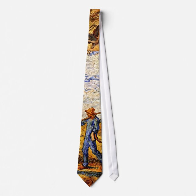 Vincent Van Gogh - Peasant Couple Going To Work Tie (Front)