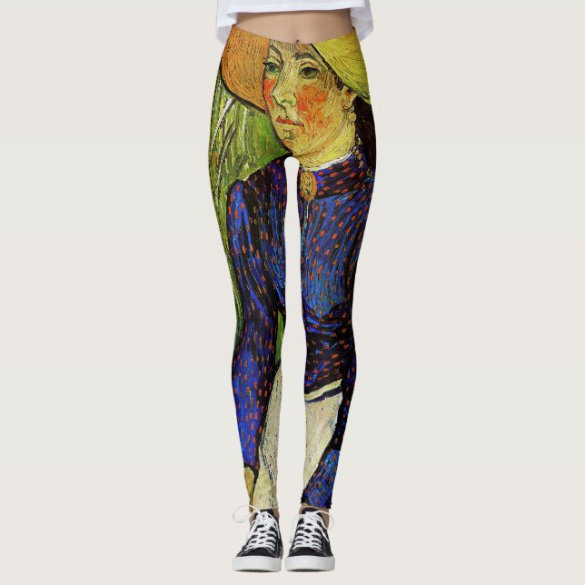 Vincent van Gogh - Peasant Girl in Straw Hat Leggings (Front)