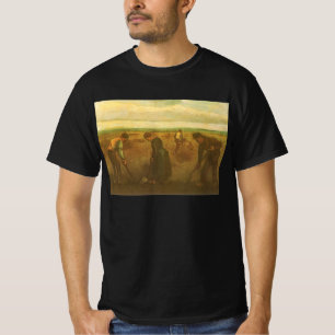 Vincent van Gogh - Peasants Planting Potatoes T-Shirt