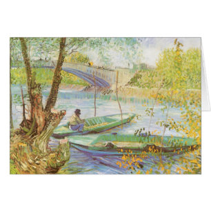 Vincent van Gogh Pêche au printemps, Pont de Clich