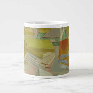 Vincent van Gogh - Piles of French novels Large Coffee Mug