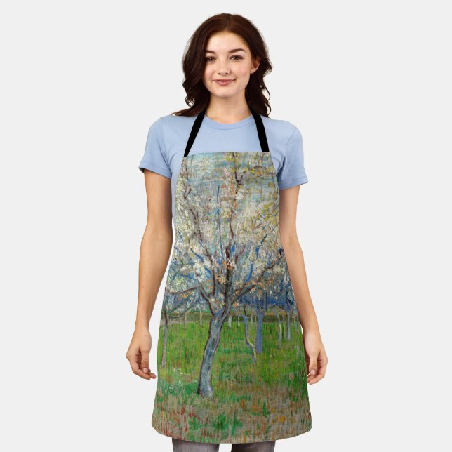 Vincent van Gogh - Pink Orchard Apron (Worn)