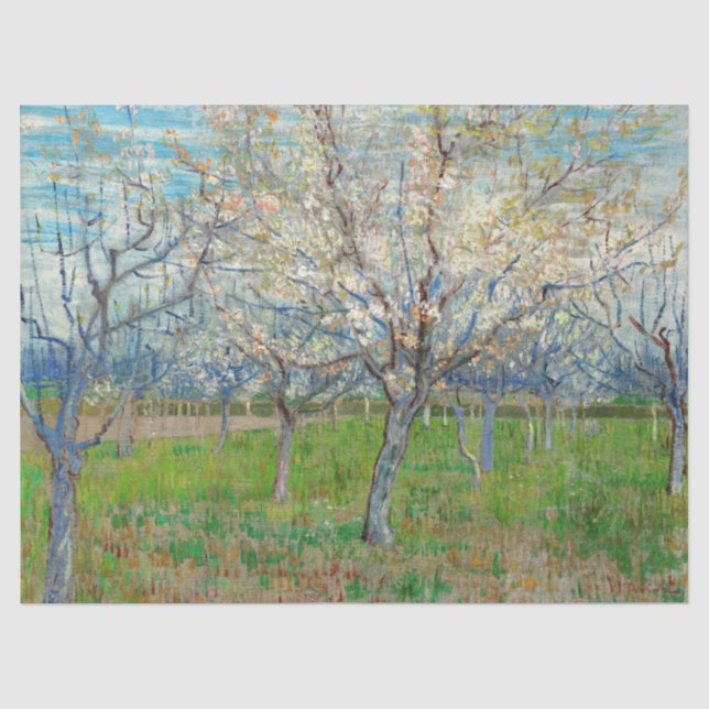 Vincent van Gogh - Pink Orchard Tissue Paper (Front)