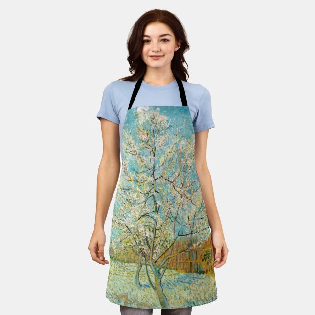 Vincent van Gogh - Pink Peach Tree in Blossom Apron (Worn)