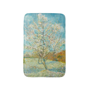 Vincent van Gogh - Pink Peach Tree in Blossom Bath Mat
