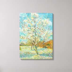Vincent van Gogh - Pink Peach Tree in Blossom Canvas Print
