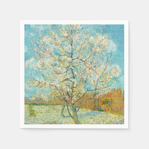 Vincent van Gogh - Pink Peach Tree in Blossom Napkin