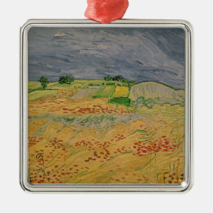 Vincent van Gogh   Plain at Auvers, 1890 Metal Ornament