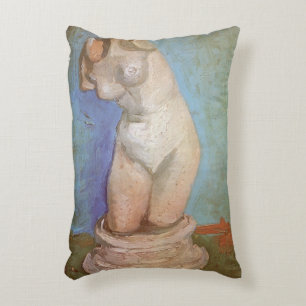 Vincent van Gogh - Plaster Statuette Female Torso Accent Pillow