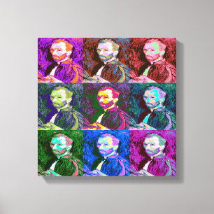 Vincent van Gogh Pop Art Canvas Print