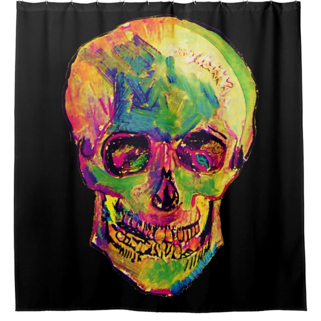 Vincent Van Gogh - Pop Art Halloween Skull (Front)