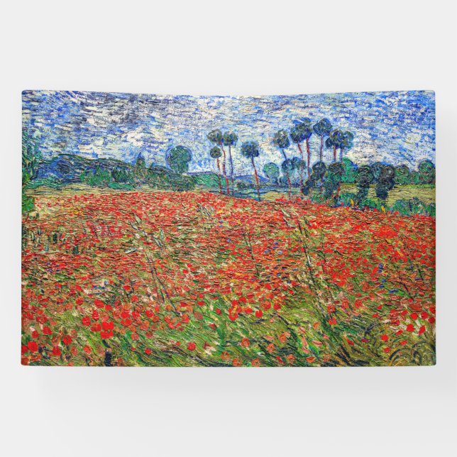 Vincent van Gogh - Poppy Field Banner (Horizontal)