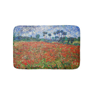 Vincent van Gogh - Poppy Field Bath Mat