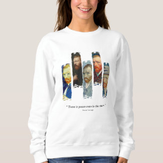 Vincent Van Gogh portrait and qoute Sweatshirt