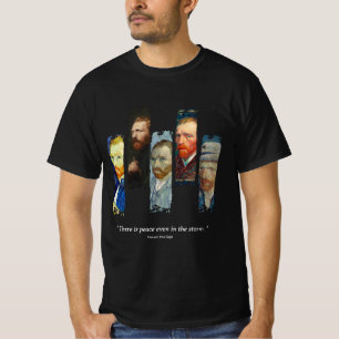 Vincent Van Gogh portrait and qoute T-Shirt