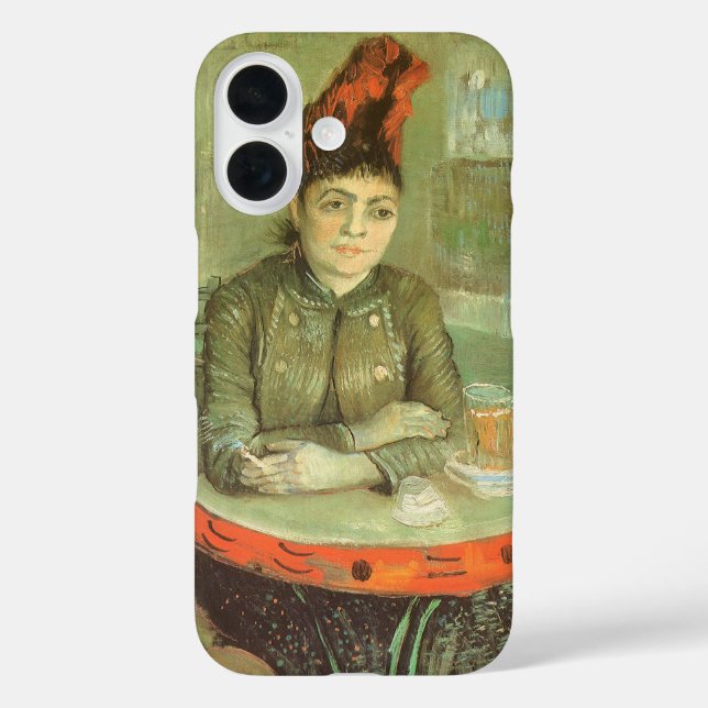 Vincent van Gogh - Portrait of Agostina Segatori Case-Mate iPhone Case (Back)