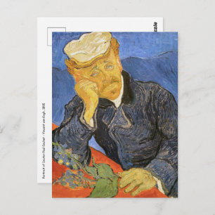 Vincent Van Gogh - Portrait of Doctor Paul Gachet Postcard