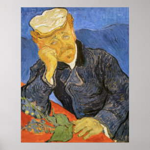 Vincent Van Gogh - Portrait of Doctor Paul Gachet Poster
