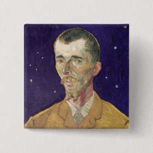 Vincent van Gogh Portrait of Eugene Boch 1888 2 Inch Square Button