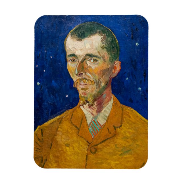 Vincent Van Gogh - Portrait of Eugene Boch, Arles Magnet (Vertical)