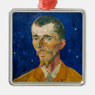 Vincent Van Gogh - Portrait of Eugene Boch, Arles Metal Ornament