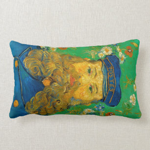 Vincent van Gogh - Portrait of Joseph Roulin Lumbar Pillow