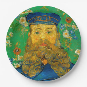 Vincent van Gogh - Portrait of Joseph Roulin Paper Plate