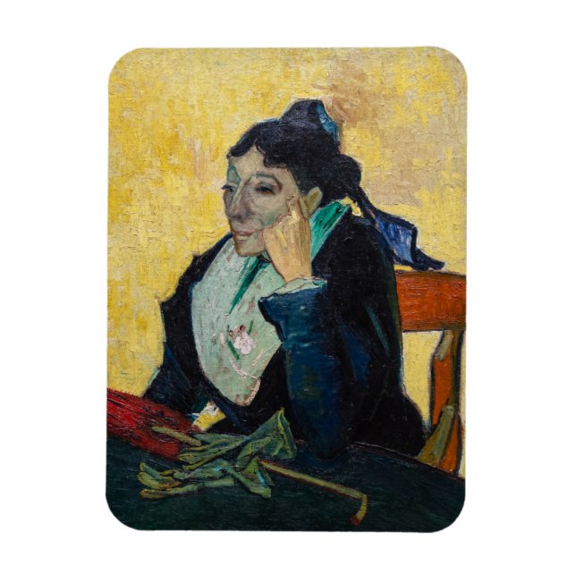 Vincent Van Gogh - Portrait of Madame Ginoux Magnet (Vertical)