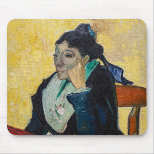 Vincent Van Gogh - Portrait of Madame Ginoux Mouse Pad