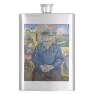 Vincent van Gogh - Portrait of Pere Tanguy Hip Flask