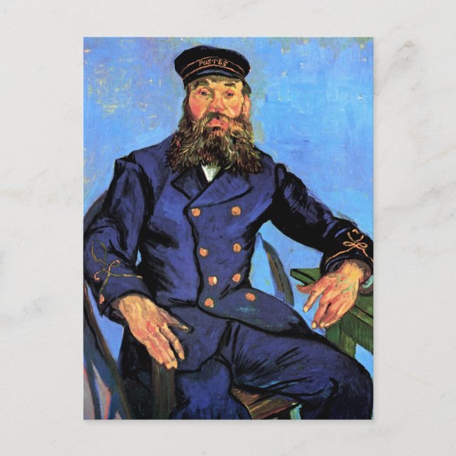 Vincent Van Gogh - Portrait Of The Postman Postcard (Front)