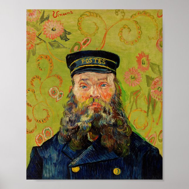 Vincent van Gogh Portrait of the Postman Poster (Front)
