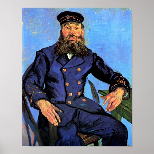 Vincent Van Gogh - Portrait Of The Postman Poster (Front)