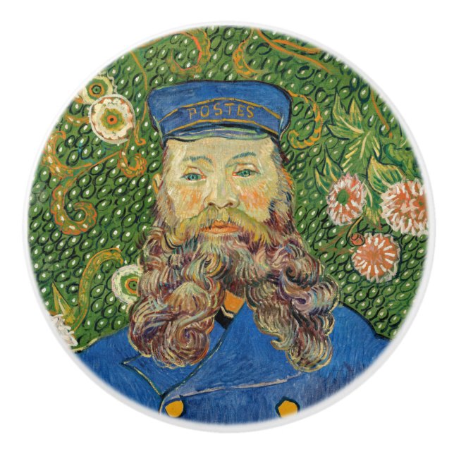 Vincent Van Gogh - Postman Joseph Roulin Ceramic Knob (Front)
