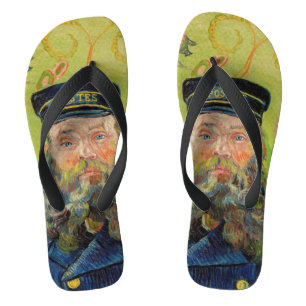 Vincent Van Gogh - Postman Joseph Roulin Flip Flops