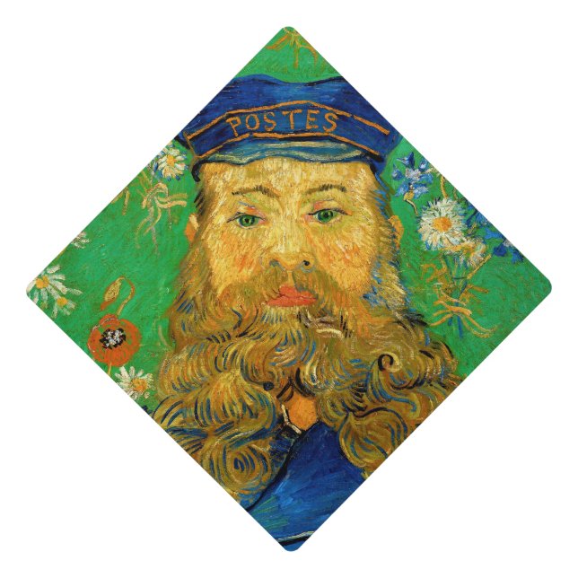 Vincent Van Gogh - Postman Joseph Roulin Graduation Cap Topper (Front)