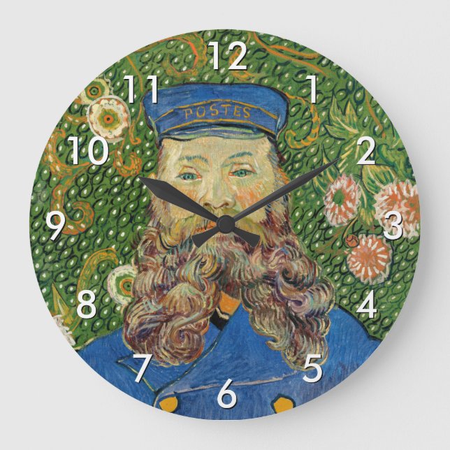 Vincent Van Gogh - Postman Joseph Roulin Large Clock (Front)