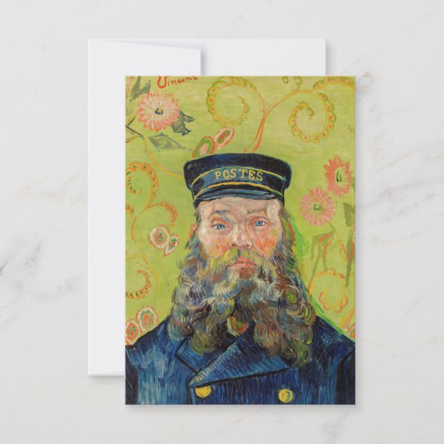 Vincent Van Gogh - Postman Joseph Roulin Thank You Card (Front)