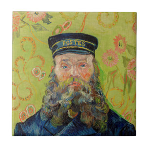 Vincent Van Gogh - Postman Joseph Roulin Tile