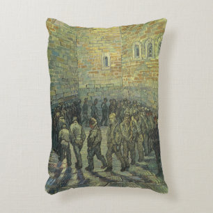 Vincent van Gogh - Prisoners Exercising Accent Pillow