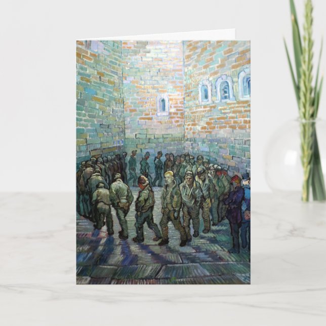 Vincent van Gogh Prisoners Exercising (after Doré) Card (Front)