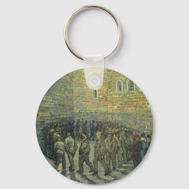 Vincent van Gogh - Prisoners Exercising Keychain (Front)