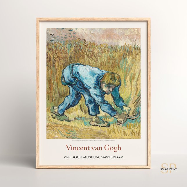 Vincent van Gogh Reaper with Sickle Art Print (Creator Uploaded)