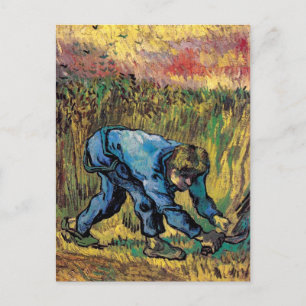 Vincent Van Gogh - Reaper With Sickle - Fine Art Postcard